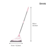 HULIANFU Magic Broom Rubber Hand Push Sweeper Floor Wiper Squeegee for Floor Cleaning Floor Squeegee Sweeping Brush Pet Hair Broom