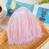 HULIANFU Waterproof Bath Hat Thickened Waterproof And Oil Fume Cap Women Spa Hair Salon Supplies Shower Cap Bathroom Accessories