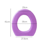 HULIANFU Soft EVA Waterpoof Toilet Cover Seat Lid Cover Cushion Bathroom Decor Accessories Reusable Toilet Seat Cover Mat