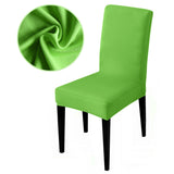 HULIANFU Solid color stretch Chair Cover Spandex Fabric seat Chair Covers restaurant Hotel Party Banquet Slipcovers home decoration event