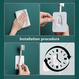 HULIANFU Universal Adjustable Shower Bracket Holder Color Plastic Shower Head Stand Holder Wall-Sticky Bath Rack Batheroom Holder