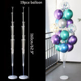 HULIANFU Table Balloon Arch Set Ballon Column Stand for Wedding Birthday Party Decorations Kids Balloons Accessories Christmas Decor ball