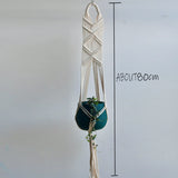 HULIANFU New arrival good quality handmade macrame plant hanger, pot holder  pot hanging  pot tray for garden for home