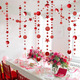 HULIANFU Merry Christmas Decorations for Home 4M Twinkle Star Paper Garland New Year  Noel ChristmasTree Ornaments Kerst  Navidad
