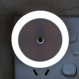 HULIANFU LED Night Light Mini Light Sensor Control 110V 220V EU US Plug Nightlight Lamp for Children Kids Living Roon Hearts Lights