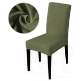 HULIANFU Solid color stretch Chair Cover Spandex Fabric seat Chair Covers restaurant Hotel Party Banquet Slipcovers home decoration event