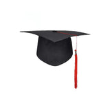 HULIANFU NEW High Quality Adult Bachelor Graduation Caps With Tassels University Bachelors Master Doctor Academic Hat Mortar Board