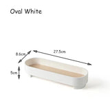 HULIANFU Storage Tray Home Decor Organizer Decorations Trays Candle Holder Wooden Tray for Perfume Vanity Coffee Table Food Plates