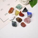 HULIANFU Natural Crystal Quartz Coarse Mineral Specimen, Rose Crystal, Irregular Shape, Rough Rock, Reiki Healing Stone Home Decoration