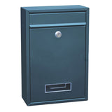 HULIANFU Mailbox Outdoor Wall Mount Security Locking Mailbox Letter Box for Home Garden Decoration Letter Newspaper Magazine Post Box