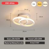 HULIANFU Modern Led Aisle Light Ceiling Lights Cloakroom Corridor Balcony Foyer  Ceiling Lamp Acrylic Decoration Home Lustering Luminaire