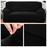 HULIANFU Polar Fleece Fabric Universal Sofa Cover Euro Sofa Covers For Living Room Stretch Sectional Corner Sofa Cover Plaids On The Sofa