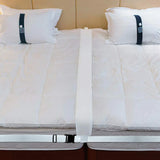 HULIANFU Newest Bed Bridge Twin to King Converter Kit Bed Gap Filler to Make Twin Beds Into King Connector Mattress Connector for Guests