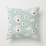 HULIANFU Super Hot Hipster Light Blue Green Mint Cushion Cases Modern Geometry Print Boho Decorative Pillowcase Sofa Couch Throw Pillows
