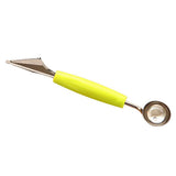 HULIANFU Kitchen Accessories Dual-head Stainless Steel Carving Knife Fruit Watermelon Ice Cream Baller Scoop Stacks Spoon Home gadgets
