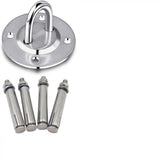 HULIANFU Stainless Steel Suspension Bracket Hammock Mount Ceiling Hook Anchor Hanger For Gym Training Aerial Yoga Sex Swing Hanging Kit