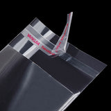 HULIANFU Transparent Plastic Self Adhesive Bag Self Sealing Small Bags For Pen Jewelry Candy Packing Resealable Gift Cookie Packaging Bag