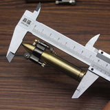 HULIANFU Retro Bullet Flint Free Fire Lighter Torch Grinding Wheel Keychain Oil Lighter New Metal Cigar Cigarette Lighter Gadget For Man