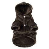 HULIANFU Soft Quick Drying Pet Pajama With Hood Thickened Luxury Soft Cotton Hooded Bathrobe Super Absorbent Dog Bath Towel Pet Nightwear