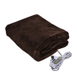 HULIANFU USB Heating Travel Machine Washable For Sofa Bed 3 Levels Portable Electric Blanket Winter Warm Soft Plush Car Shawl Camping