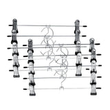 HULIANFU New 10x Stainless Steel Clip Clothes Stand Hanger Pants Skirt Clothes Grip