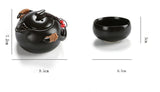 HULIANFU Tea Set1 pot 4 cups Travel Bag The Ding kiln Tea Sets Portable Travel Tea Set Quick Cup Tea Pot Kettle Gaiwan Kung Fu Tea Sets