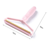 HULIANFU Pet Hair Remover Brush Portable Lint Remover Hair Brush Fuzz Fabric Shaver Brush Dog Grooming Tool Wooden Cat Brush Dog Supplies