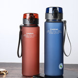 HULIANFU Water Bottle Sport Frosted Tour Outdoor Leak Proof Seal Child School Water Bottles for Children Kids Tritan Drinkware BPA Free