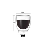 HULIANFU JANKNG Heat-Resistant Double Wall Glass Cup Beer Coffee Cup Set Handmade Beer Tumbler Mug Tea Whiskey Mugs Transparent Drinkware