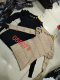 Hulianfu Full Sleeve Turtleneck Buttons Sweater Jumpers Girls Stretchy Chic Ruffles Autumn Spring Sweaters Pullovers Tops Women