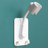 HULIANFU Universal Adjustable Shower Bracket Holder Color Plastic Shower Head Stand Holder Wall-Sticky Bath Rack Batheroom Holder