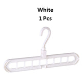 HULIANFU Magic 9-hole Support Circle Clothes Hanger Clothes Drying Rack Multifunction Plastic clothes rack Home Storage Hangers