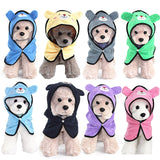 HULIANFU S/M/L Pet Dog Bath Towel Soft Dog Towel Super Absorption Drying Bath Towel for Dog Cat Puppy Bathrobes Pet Cleaning Supplies