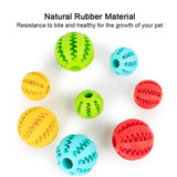 HULIANFU Toys for Dogs Rubber Dog Ball For Puppy Funny Dog Toys For Pet Puppies Large Dogs Tooth Cleaning Snack Ball Toy For Pet Products