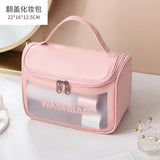 HULIANFU Multifunction Women Cosmetic Bag Makeup Bag Out Travel Oranizer Bag Waterproof Bathroom Storge Bag for Girl Women Female