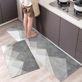 HULIANFU New Hot Sale Kitchen Floor Mat Tableware Pattern Entrance Doormat Bathroom Door Floormat Parlor Anti-slip Antifouling Long Rugs