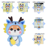 HULIANFU LMDZ Fashion Lovely Wool Felting Fabric Materials Handcraft Needle Felting Kit Doll Twelve zodiac for Needle Material Bag Pack
