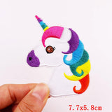 HULIANFU Mushroom Applique Embroidered Patches On Kids Clothes DIY Iron On Patches Cartoon Patches For Clothing Stickers Animal Badges