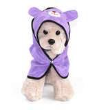 HULIANFU S/M/L Pet Dog Bath Towel Soft Dog Towel Super Absorption Drying Bath Towel for Dog Cat Puppy Bathrobes Pet Cleaning Supplies