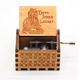 HULIANFU  Wooden Hand Crank Music Box Magic School Game Jurassic Park Godfather Children  Holiday Gift Christmas New Year Gift