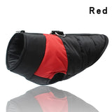 HULIANFU New Waterproof Big Dog Vest Jacket Winter Warm Pet Dog Clothes For Small Large Dogs Puppy Pug Coat Dogs Pets Clothing 4XL 5XL