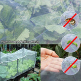 HULIANFU Large Garden Crop Plant Protection Net Netting Bird Net Pest Insect Animal Vegetable Care Big Mesh Nets 2.5x10m Fast Shipping