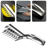 HULIANFU Multi-function Food Clip Stainless Steel Noodles Comb Clip Kitchen Spaghetti Tool For For Families Restaurants Picnics