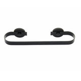 HULIANFU Magnetic Towel Bar Holder for Kitchen,Refrigerator, RV,Restroom,Bathroom Storage, Black or Silvery