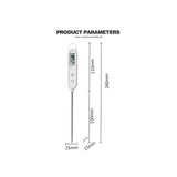 HULIANFU Kitchen Digital BBQ Food Thermometer Meat Cake Candy Fry Grill Dinning Household Cooking Thermometer Gauge Oven Tool