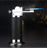 HULIANFU Kitchen Spray Gun Torch Lighter Jet Turbo Outdoor Double Flame Baking BBQ Lighter Windproof Camping Butane Gas Cigar Lighter