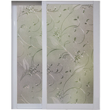 HULIANFU Multi-size High-end Matte Window Film Stained Glass Film Frosted Privacy UV Protection Window Sticker for Home Vinyl for Glass