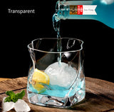 HULIANFU Wine Cocktail Glass Whisky Short Glass European Japanese Bar Creative Personality Whiskey Beer Glass Verre Drinking Brandy Cup