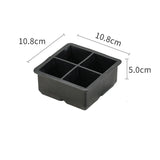 HULIANFU Perfect Ice Cube Silicone Cube Maker Form  Cake Pudding Chocolate Molds Easy to Remove Ice Trays Fade Resistant