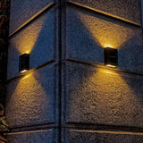 HULIANFU Smart Solar LED Outdoor Light Waterproof Garden Decor Lamps for Balcony Courtyard Street Wall Light Garden Outdoor Solar Lamp